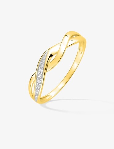 Bague fantaisie et diamant...