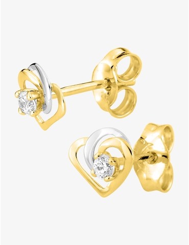 Boucles d'oreilles cœur...