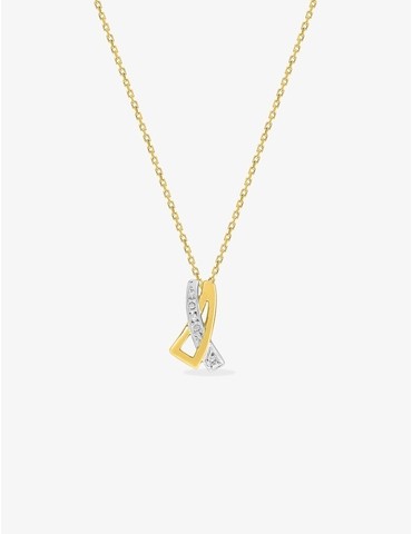 Collier fantaisie or 750‰...