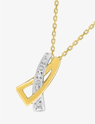 Collier fantaisie or 750‰...