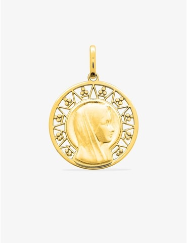 Médaille ronde Vierge sur...