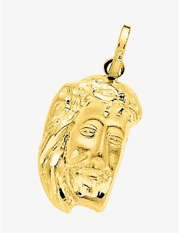 Médaille Christ or jaune 750‰