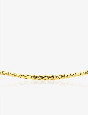 Collier maille palmier or...