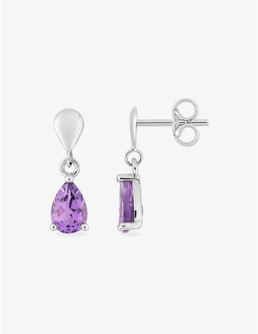 Boucles d'oreilles or blanc...