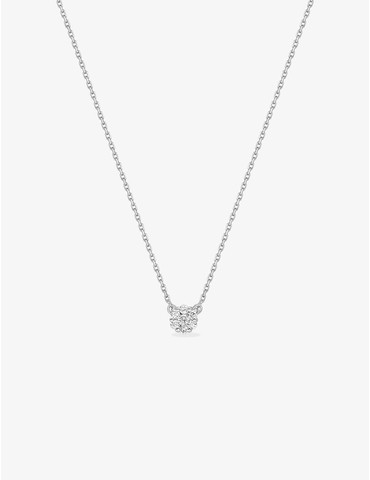 Collier or blanc 750‰...
