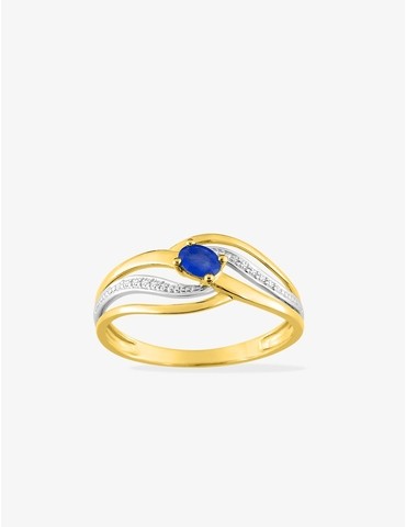 Bague fantaisie or jaune...