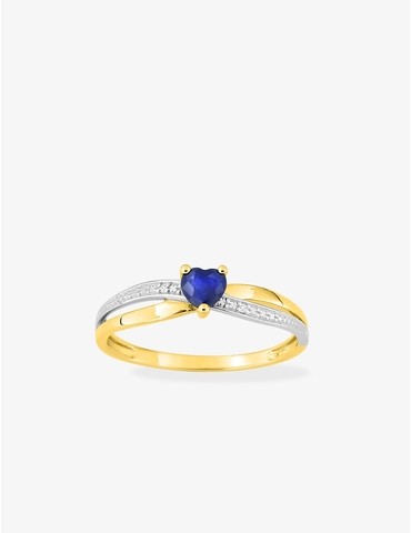 Bague or jaune 750‰,...