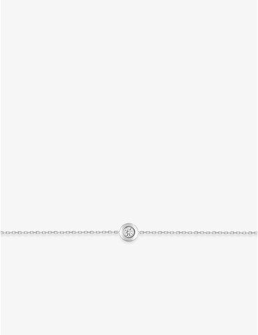 Bracelet or blanc 750‰ et...