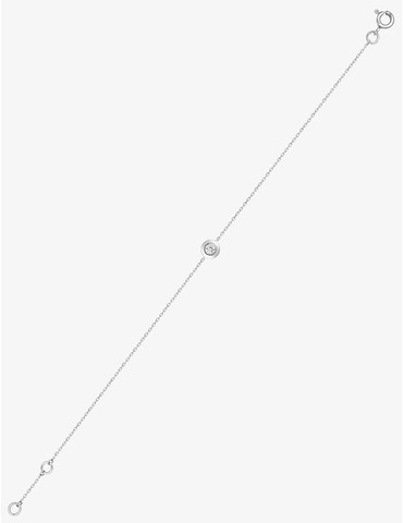 Bracelet or blanc 750‰ et...