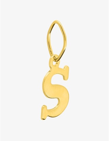 Pendentif lettre S or jaune...