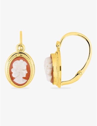 Boucles d'oreilles or jaune...
