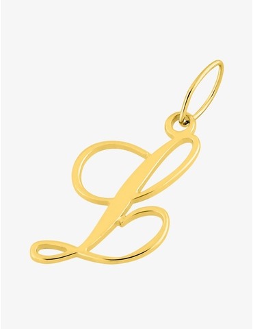 Pendentif lettre L écriture...