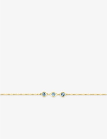 Bracelet or jaune 375‰ et 3...