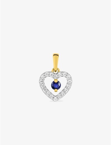 Pendentif cœur or jaune...