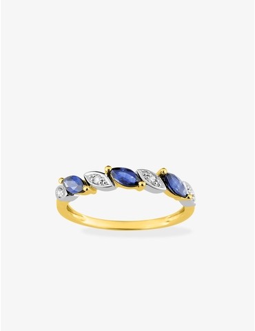 Bague or jaune 750‰,...