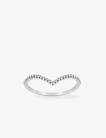 Bague en or blanc 375 ‰,...
