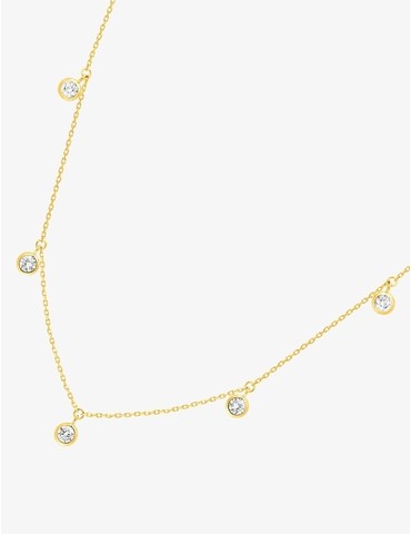 Collier en or jaune 375 ‰,...