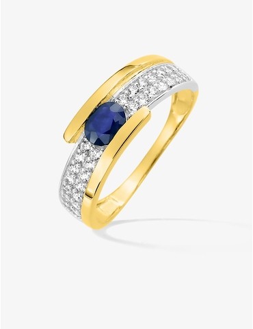 Bague or jaune 375 ‰...