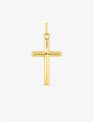 Pendentif croix en or jaune...