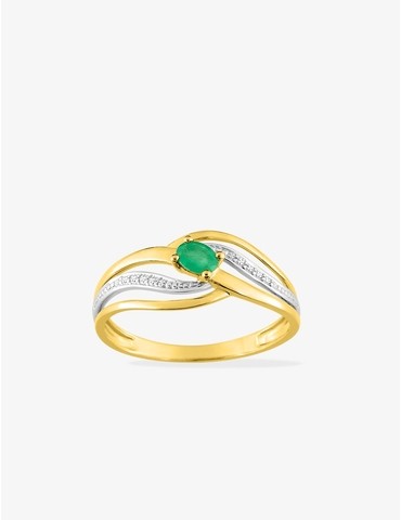 Bague en or jaune 375 ‰...