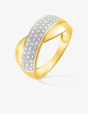 Bague en or jaune 375 ‰...
