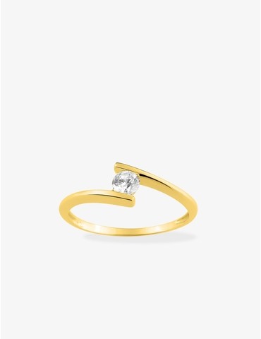Bague en or jaune 375 ‰...