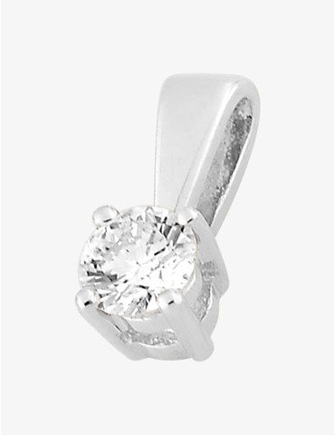 Pendentif en or blanc 750 ‰...