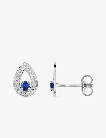 Boucles d'oreilles or 750 ‰...