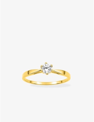 Bague or jaune 375‰ style...