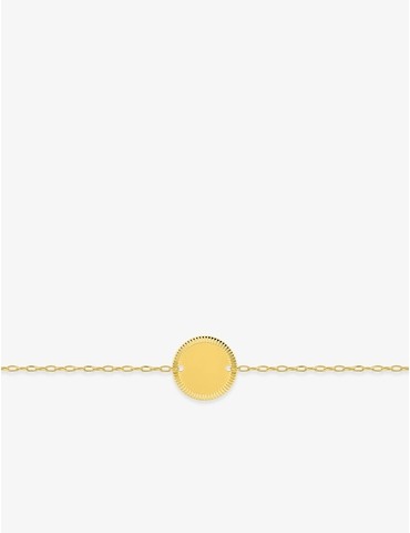 Bracelet or jaune 375 ‰ et...