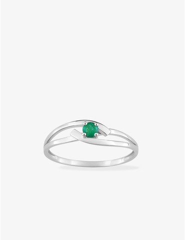 Bague en or 375 ‰ blanc...