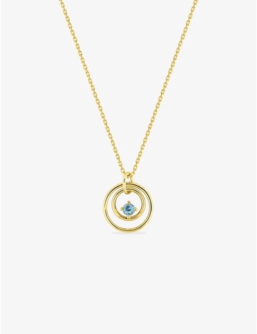 Collier en or jaune 375 ‰,...