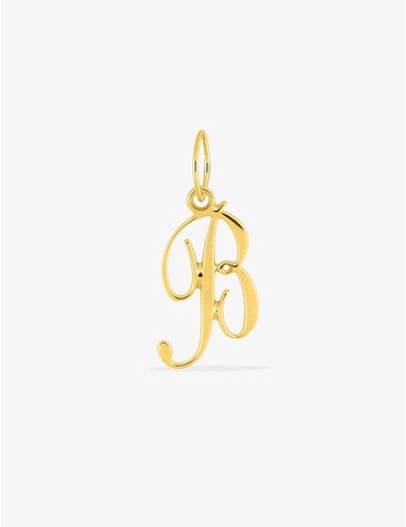 Pendentif lettre B en or...