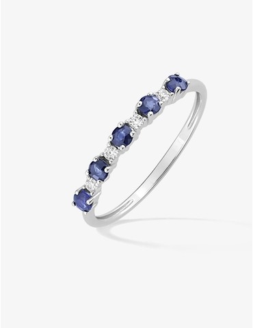 Bague or blanc 375‰...