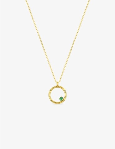 Collier or jaune 375‰...
