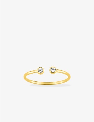 Bague or jaune 375‰ oxyde...