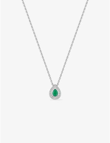Collier or blanc 750 ‰,...