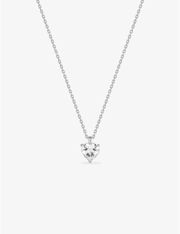 Collier or 750 ‰ blanc avec...