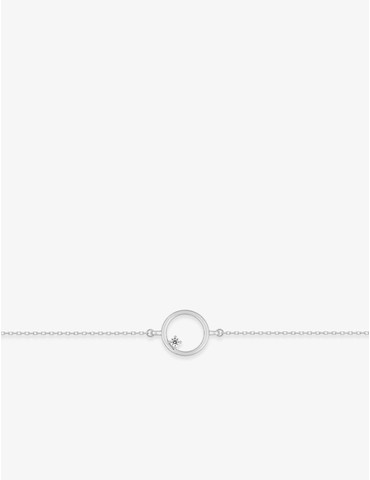 Bracelet or 750 ‰ blanc...