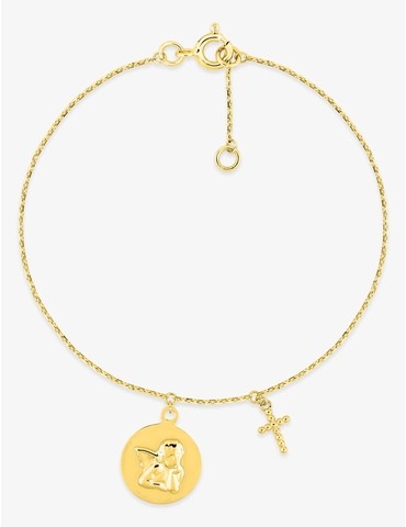 Bracelet or 750 ‰ jaune...