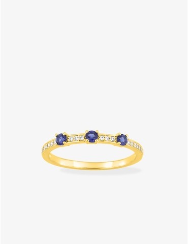 Bague or 750 ‰ jaune avec...