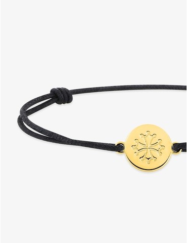 Bracelet cordon noir et...
