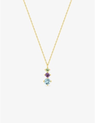 Collier or 375 ‰ jaune avec...
