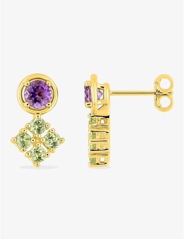 Boucles d'oreilles or 375 ‰...