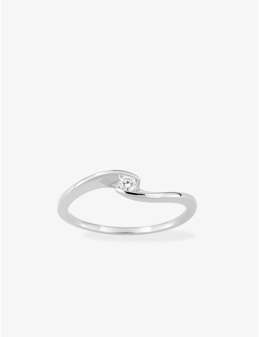 Bague solitaire diamant...