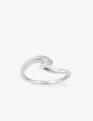 Bague solitaire diamant...
