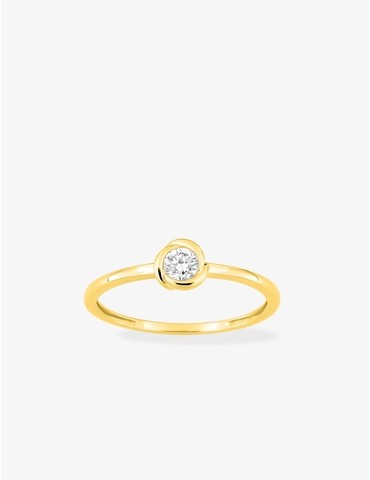 Bague solitaire diamant...