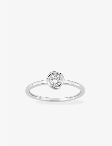 Bague solitaire diamant...
