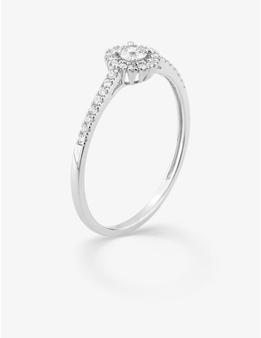 Bague diamants synthétiques...