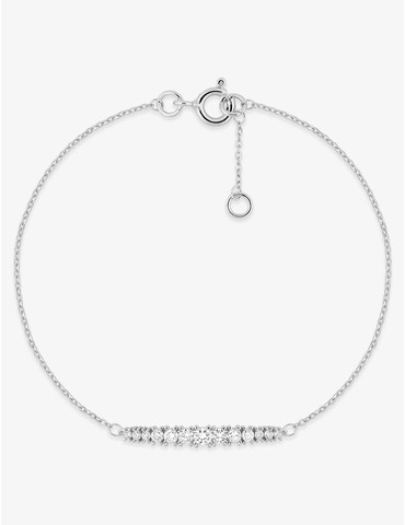 Bracelet or 375 ‰ blanc 13...